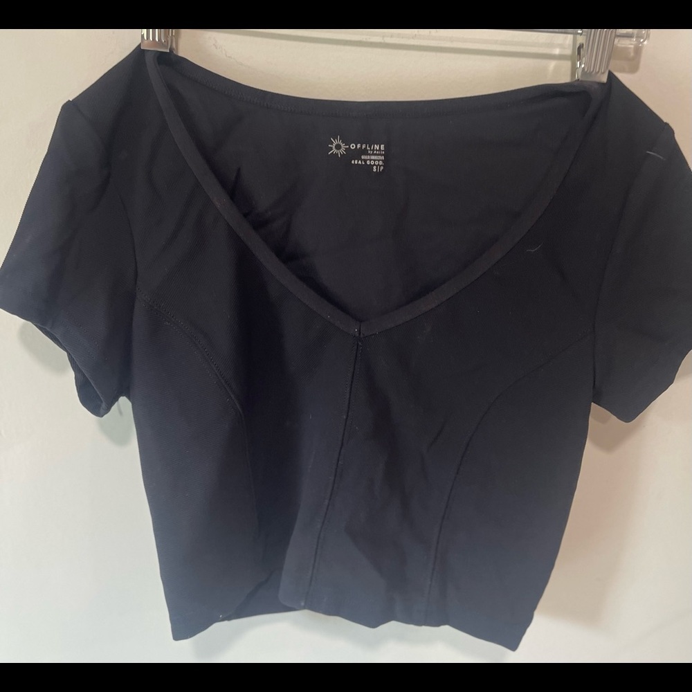 Offline aerie shirt black small